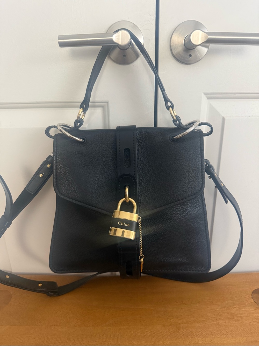 Chloé Medium Aby Day Bag with signature Padlock